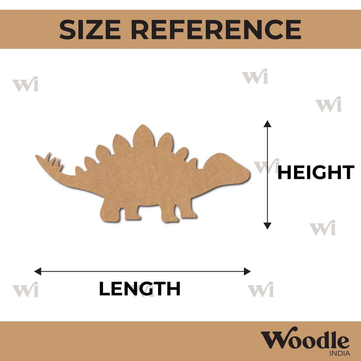 Dinosaur Cutout MDF Design 6