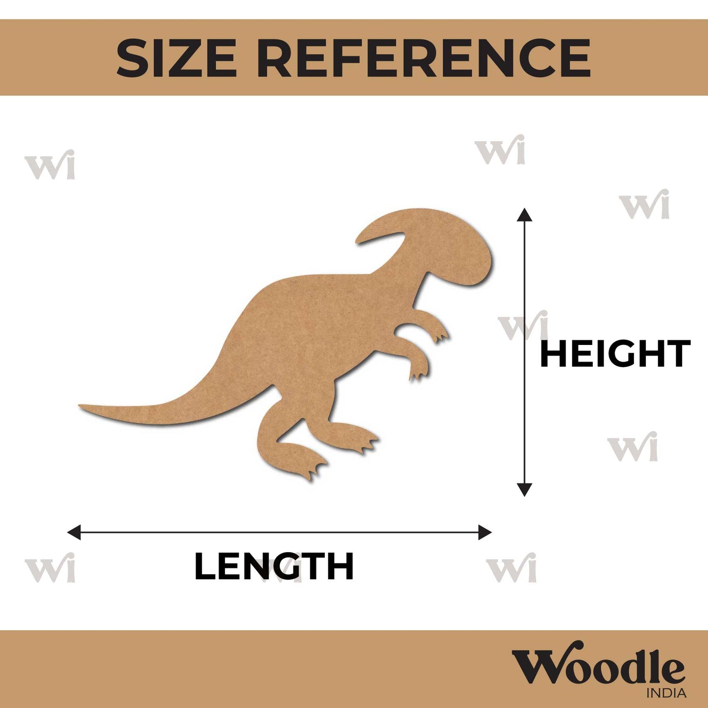 Dinosaur Cutout MDF Design 7