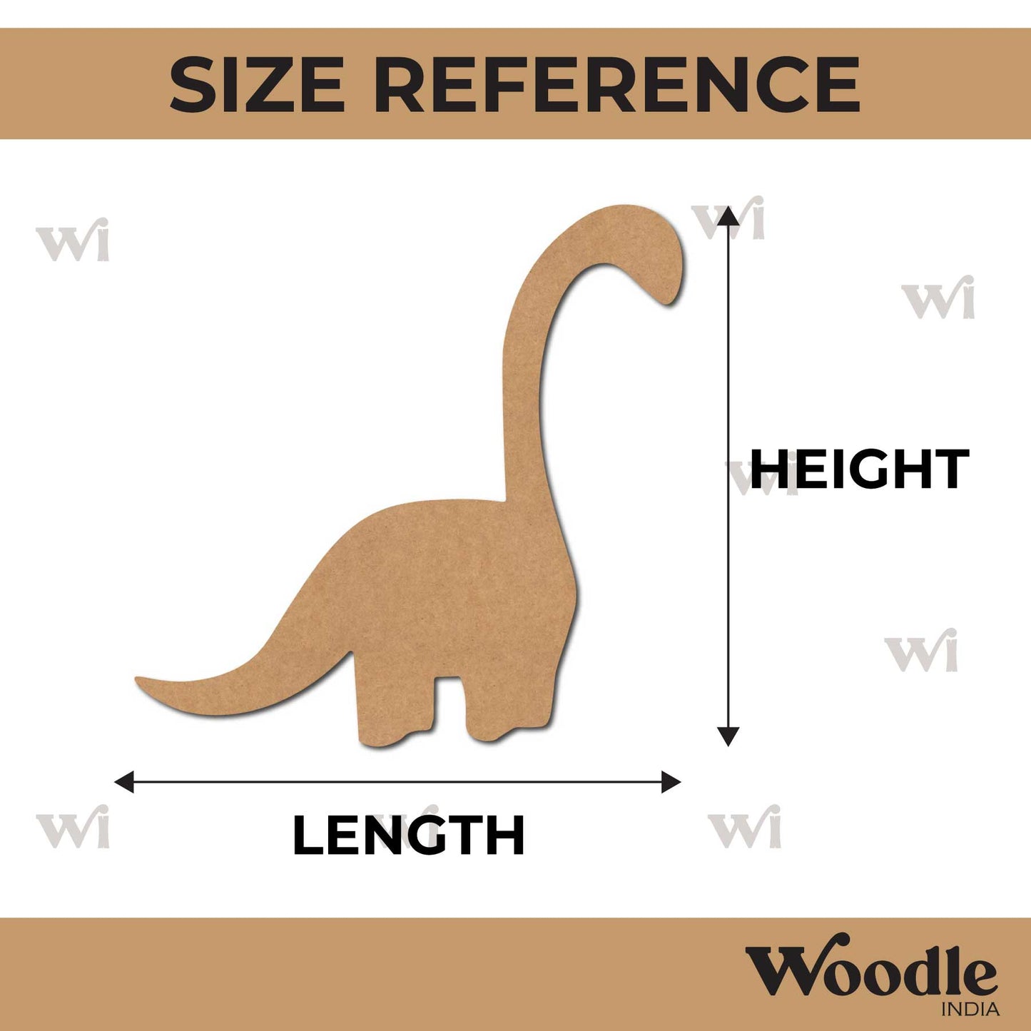 Dinosaur Cutout MDF Design 8