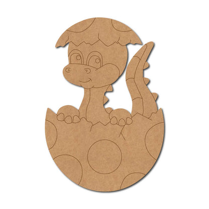 Dinosaur In Egg Pre Marked MDF Design 1