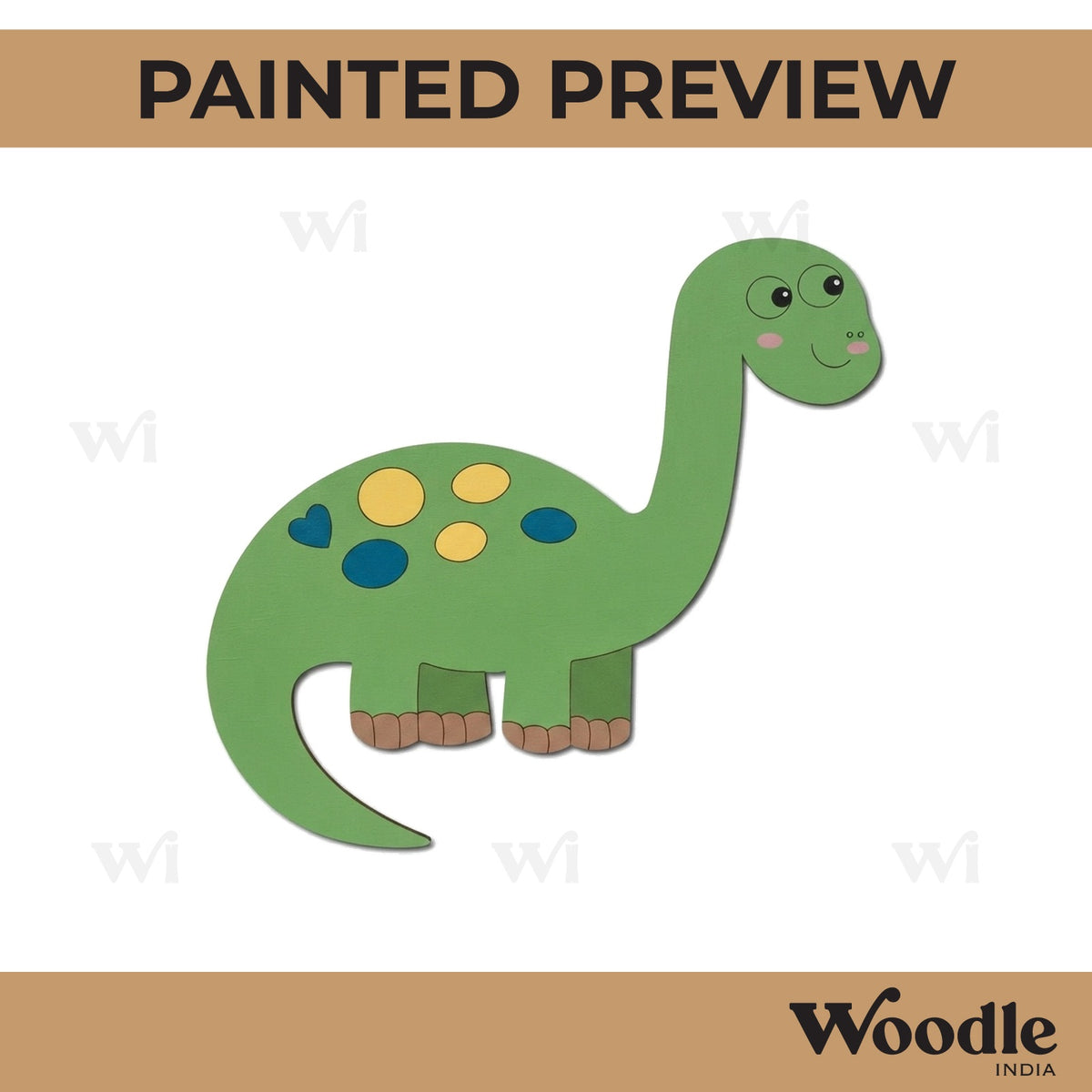 Dinosaur Pre Marked MDF Design 3