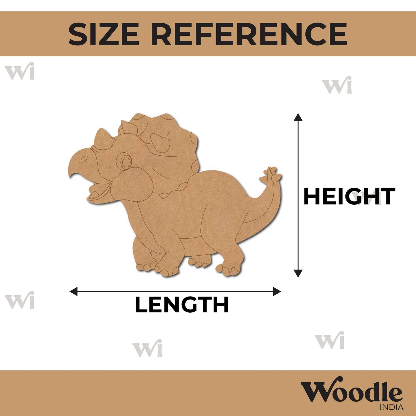 Dinosaur Pre Marked MDF Design 30