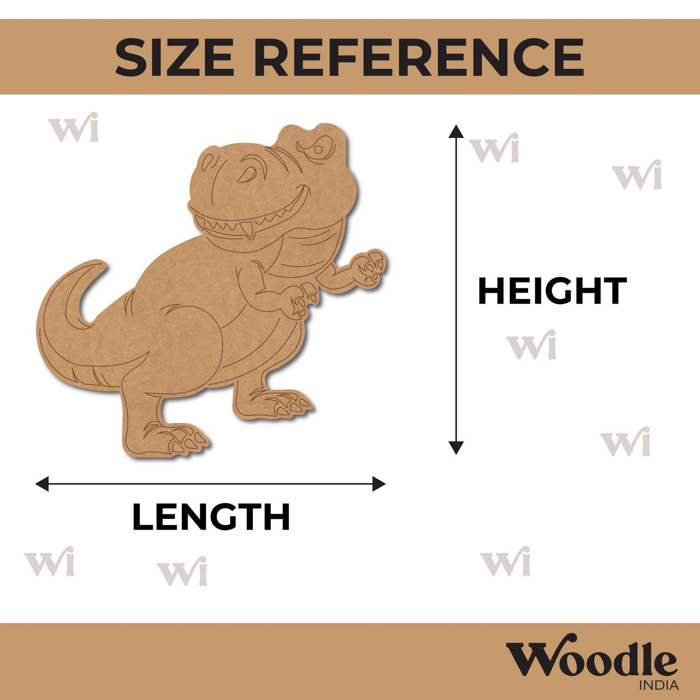 Dinosaur Pre Marked MDF Design 33