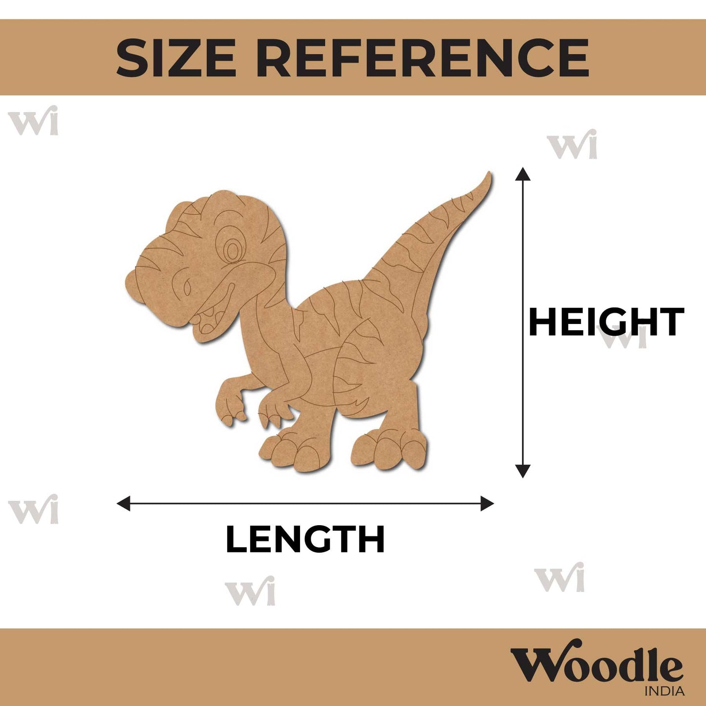 Dinosaur Pre Marked MDF Design 34