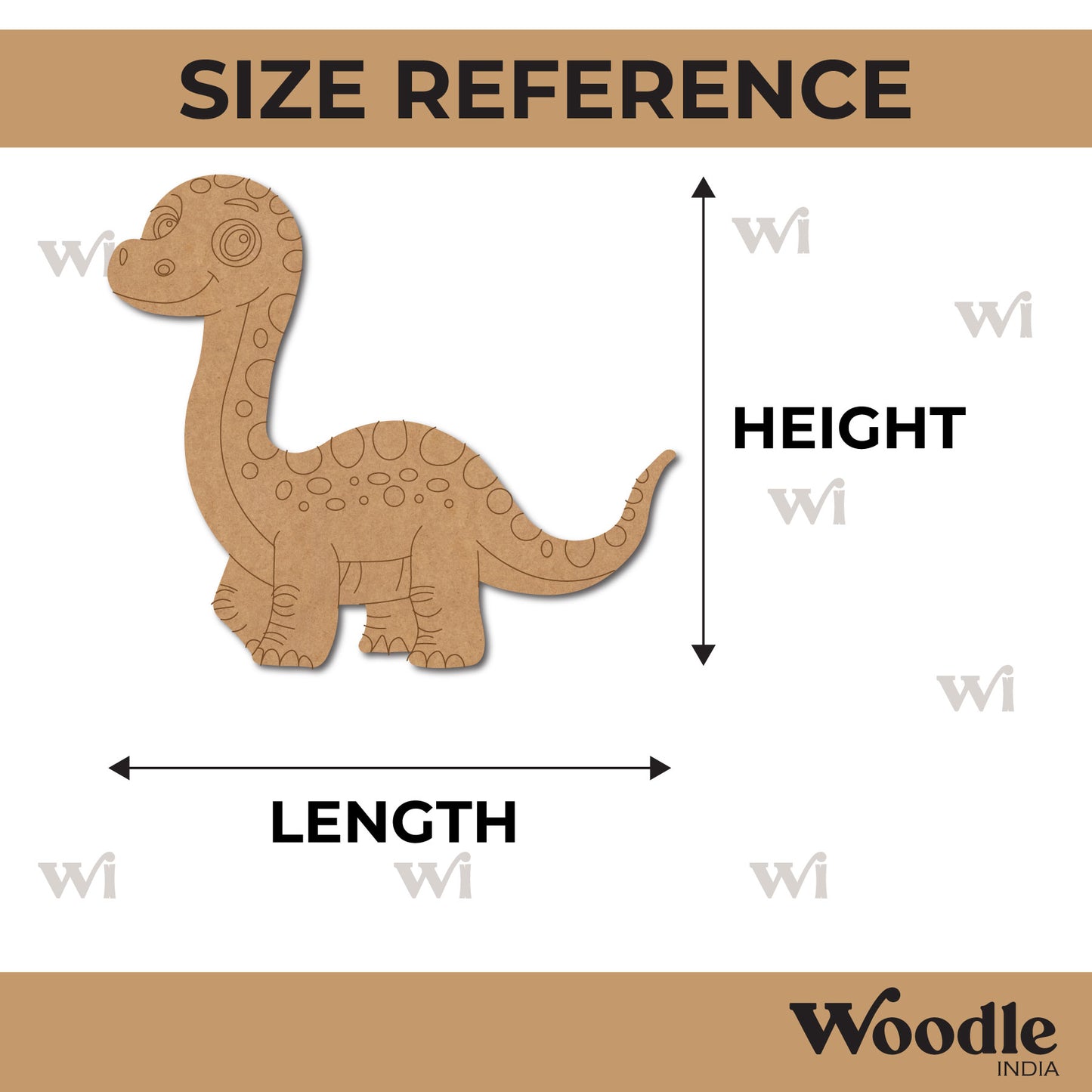 Dinosaur Pre Marked MDF Design 37