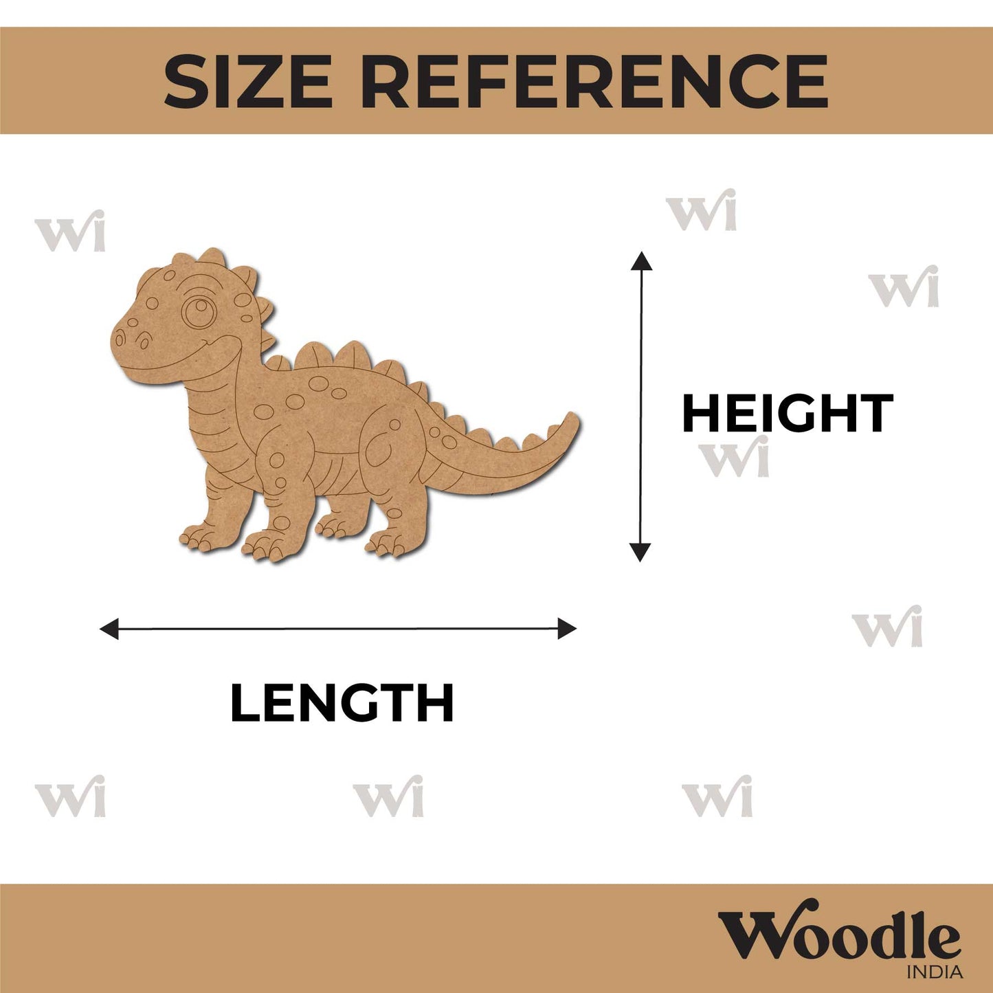 Dinosaur Pre Marked MDF Design 39