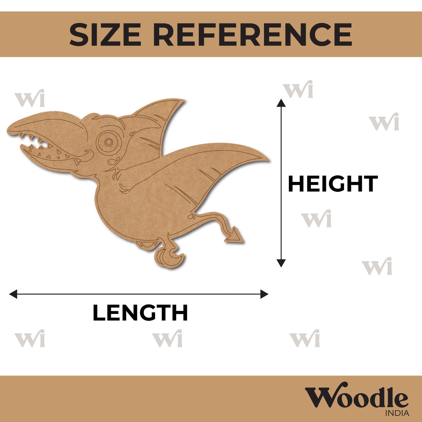Dinosaur Pre Marked MDF Design 40