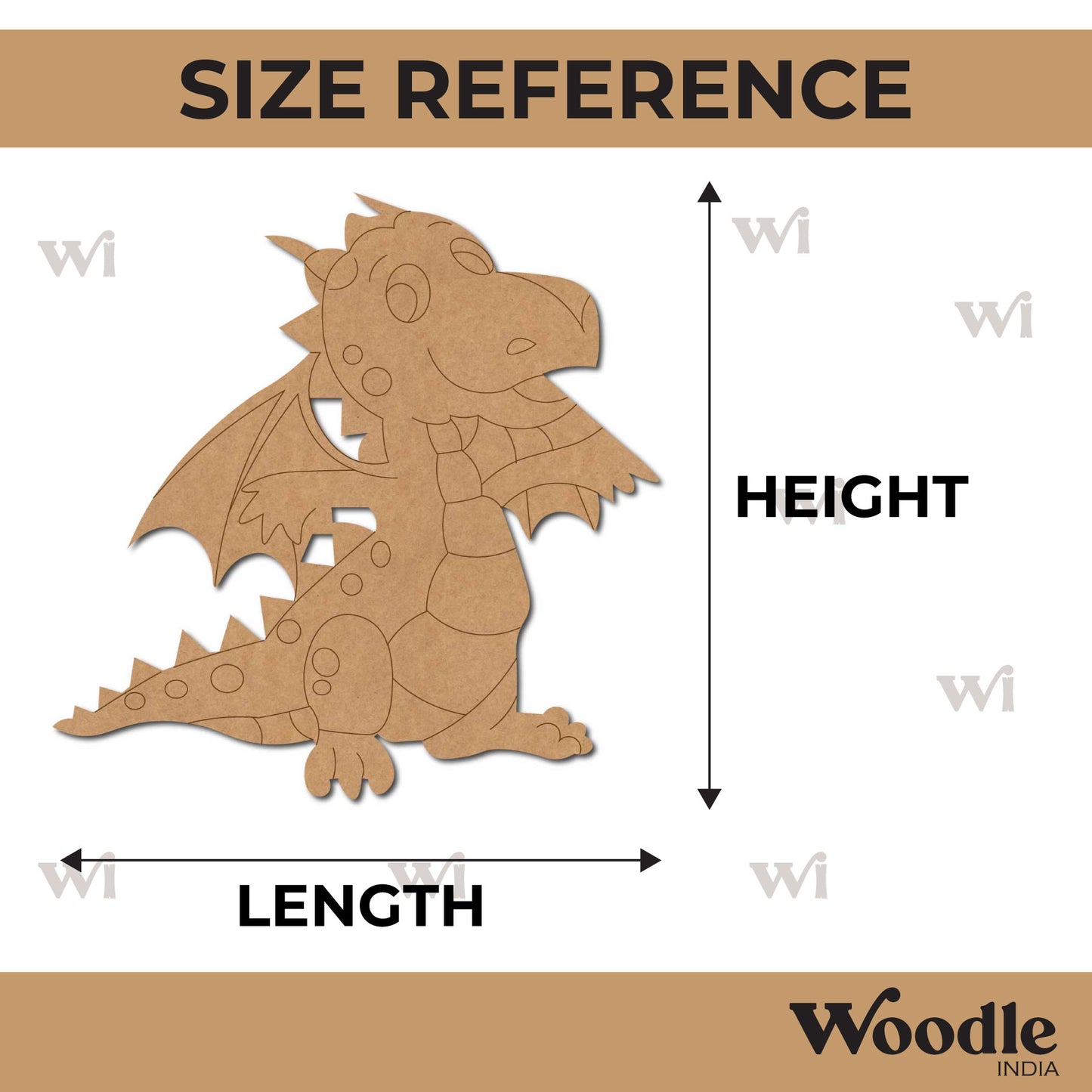 Dinosaur Pre Marked MDF Design 43
