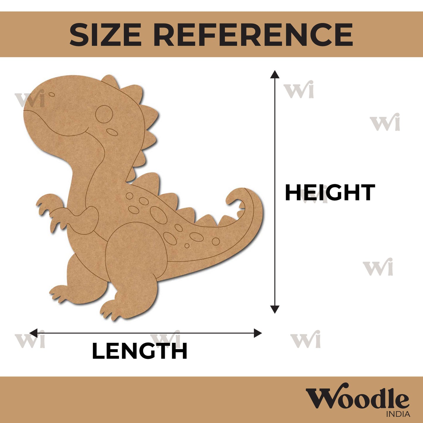 Dinosaur Pre Marked MDF Design 44