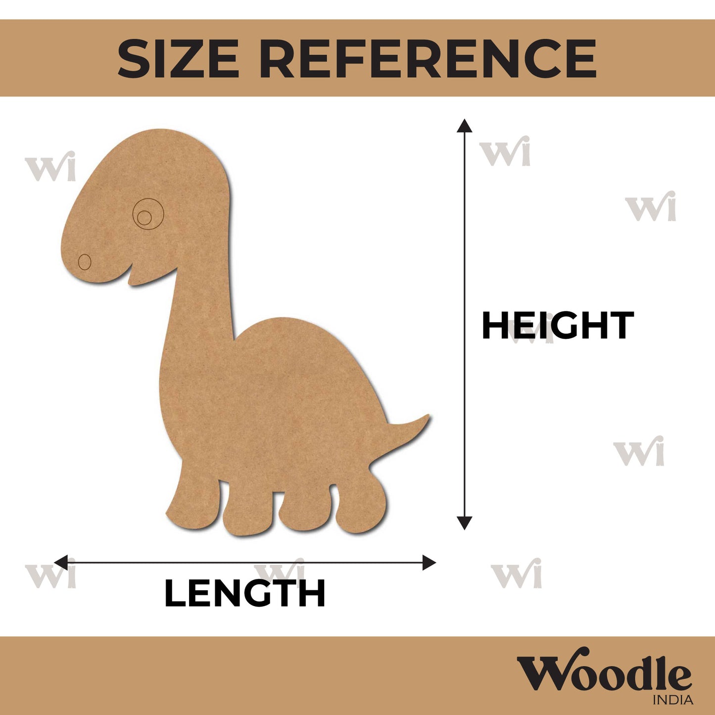 Dinosaur Pre Marked MDF Design 45