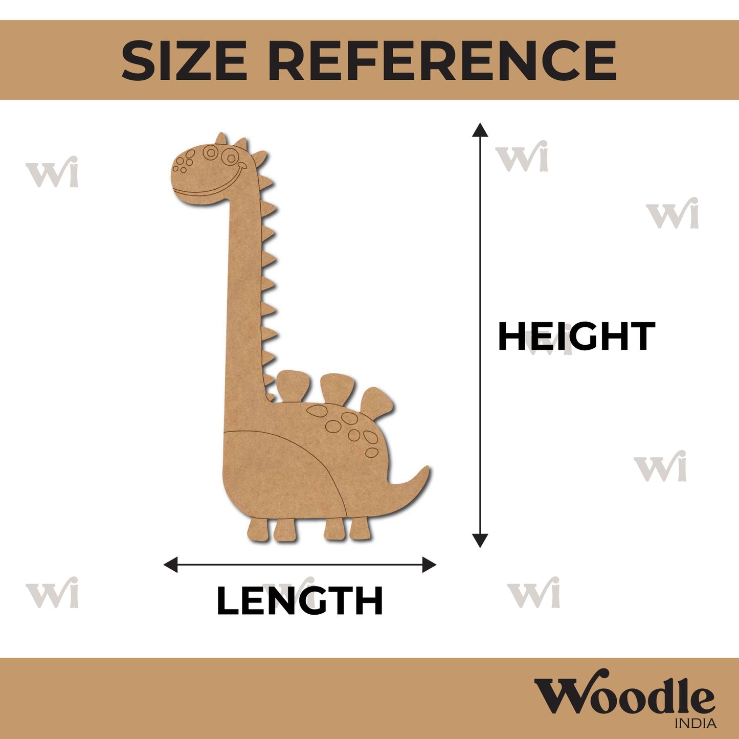 Dinosaur Pre Marked MDF Design 46