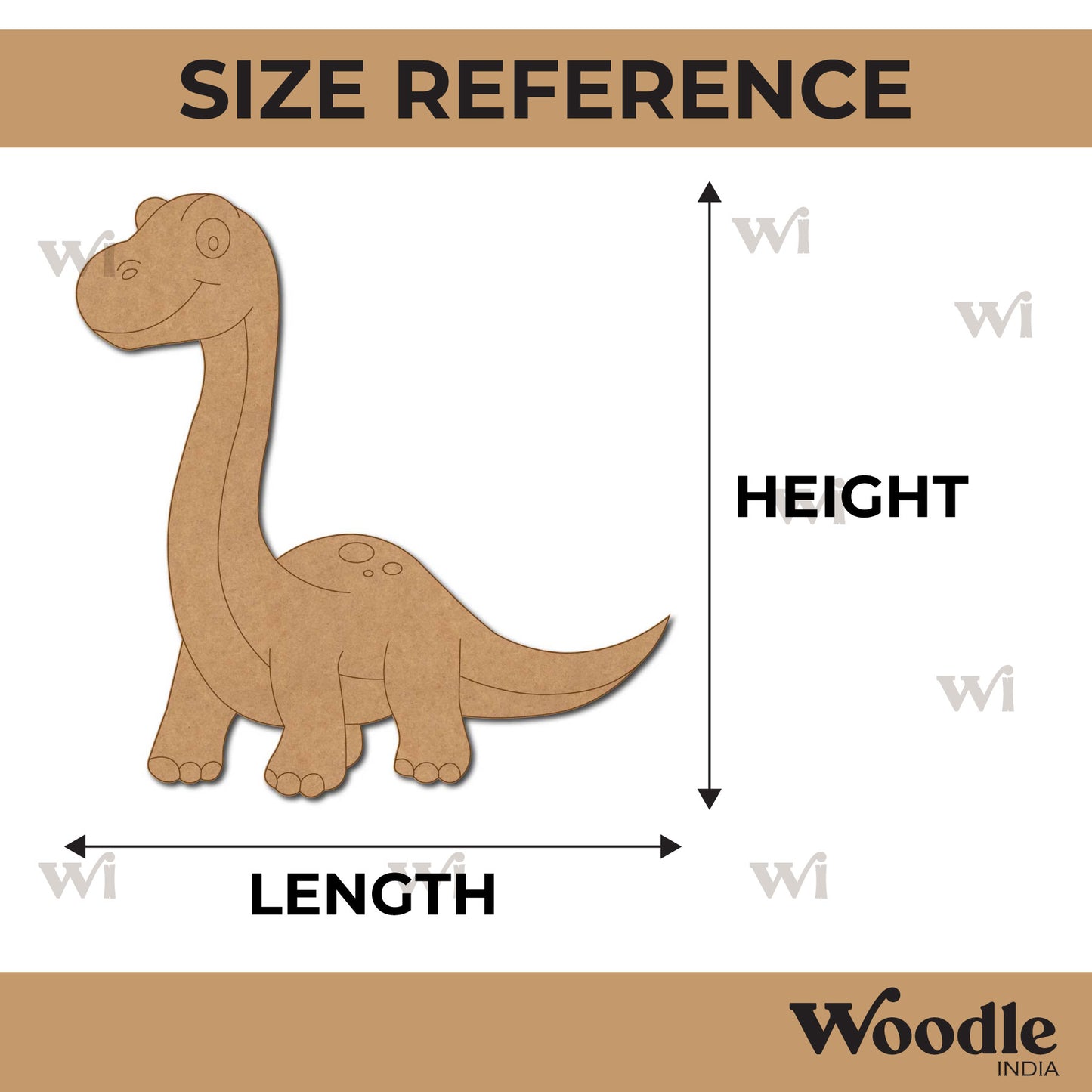 Dinosaur Pre Marked MDF Design 47