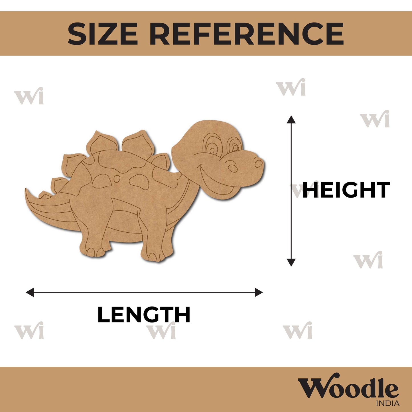 Dinosaur Pre Marked MDF Design 48