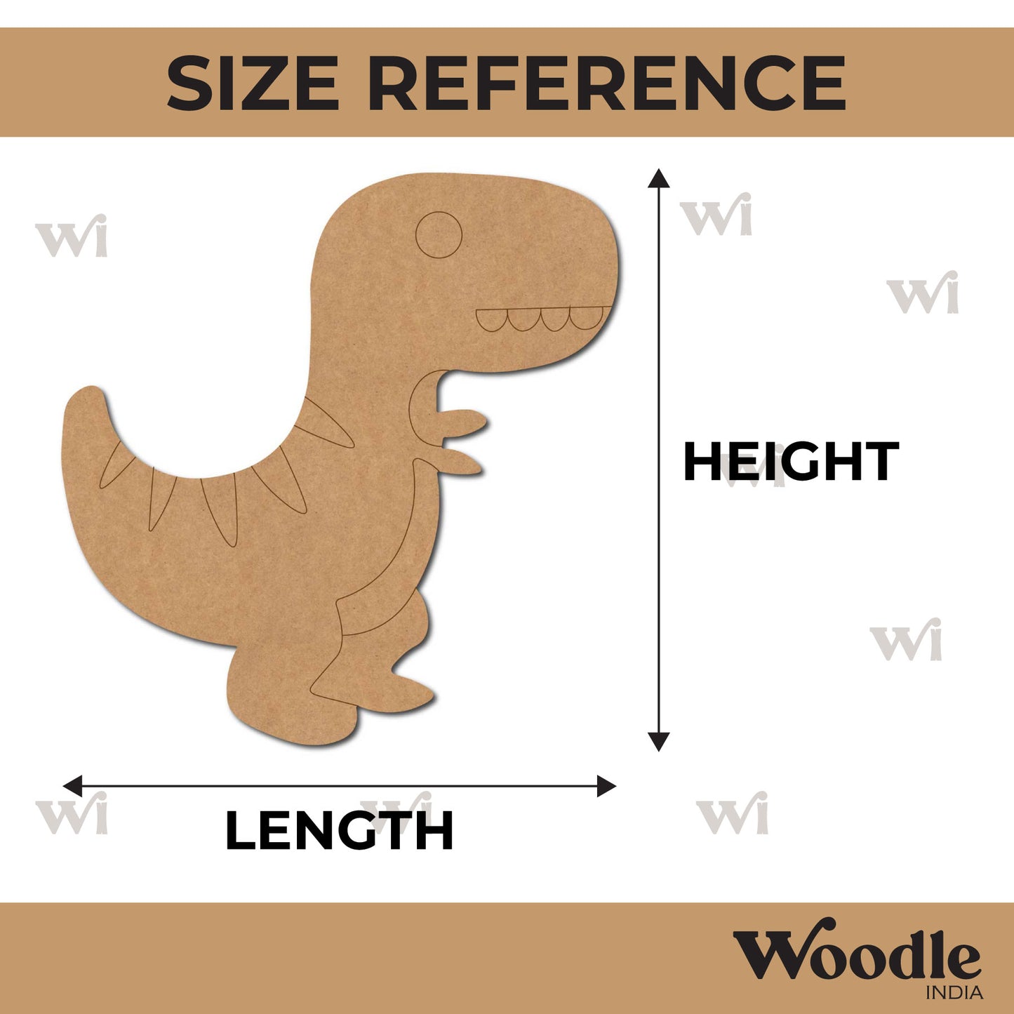 Dinosaur Pre Marked MDF Design 49