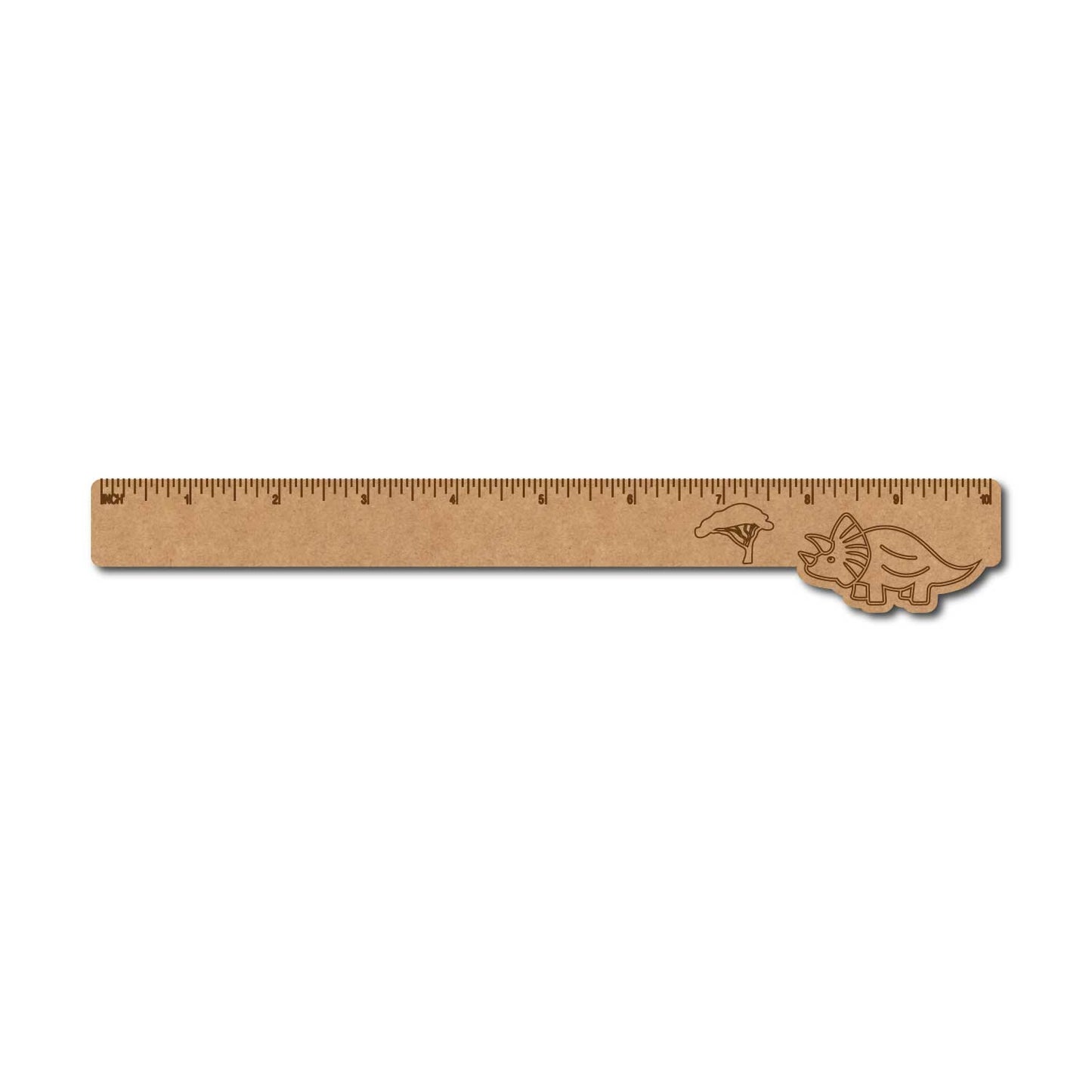 Dinosaur Ruler Scale MDF Design 1