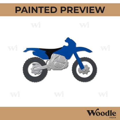 Dirt Bike Cutout MDF Design 1