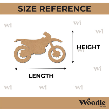Dirt Bike Cutout MDF Design 1
