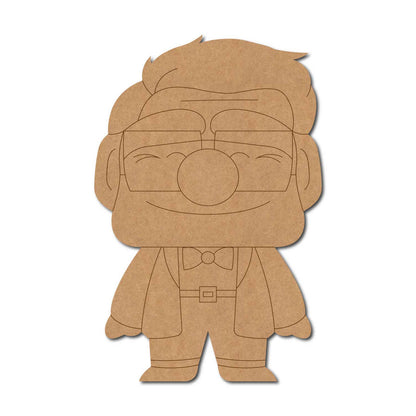 Disney Cartoon Up Carl Pre Marked MDF Design 1