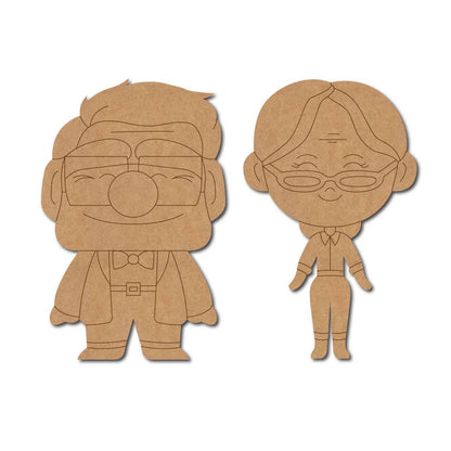Disney Cartoon Up Character Set Pre Marked MDF Design 1