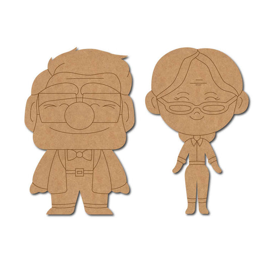Disney Cartoon Up Character Set Pre Marked MDF Design 1