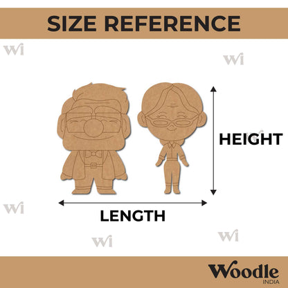 Disney Cartoon Up Character Set Pre Marked MDF Design 1