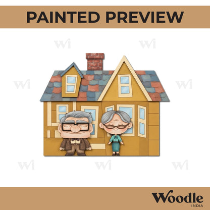 Disney Cartoon Up House Pre Marked MDF Design 1