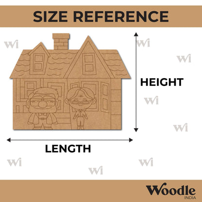 Disney Cartoon Up House Pre Marked MDF Design 1