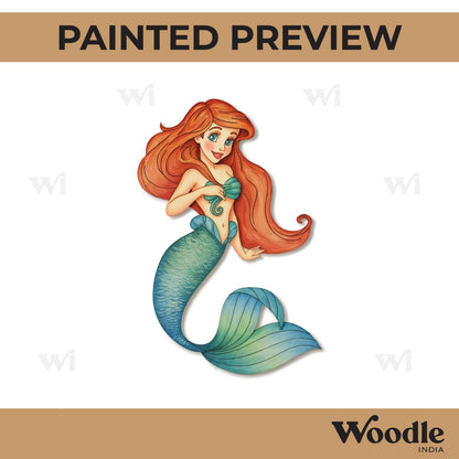 Disney Princess Ariel Pre Marked MDF Design 1