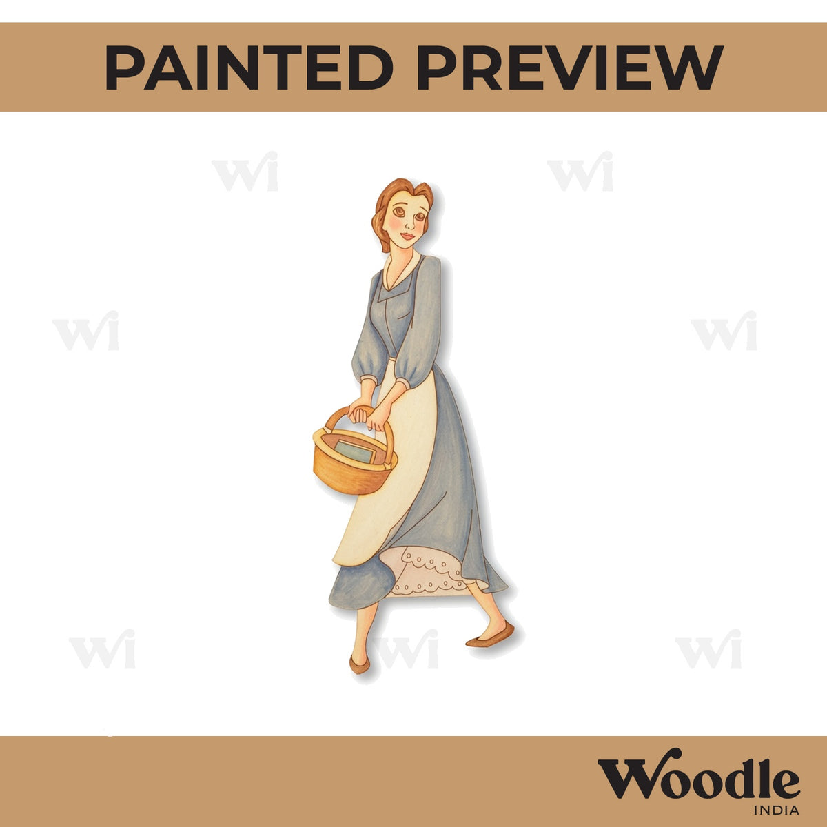 Disney Princess Bella Pre Marked MDF Design 4