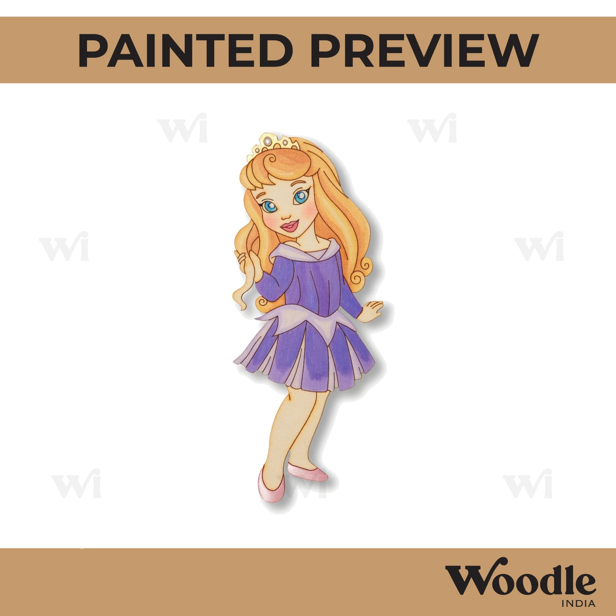 Disney Princess Bella Pre Marked MDF Design 5