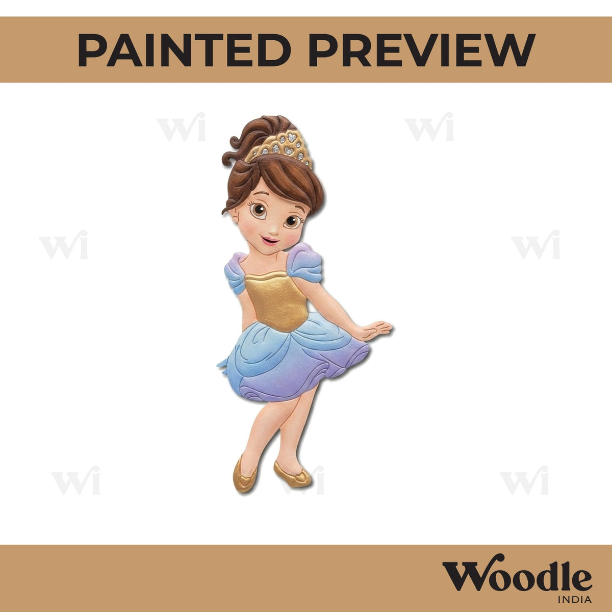 Disney Princess Cinderella Pre Marked MDF Design 3