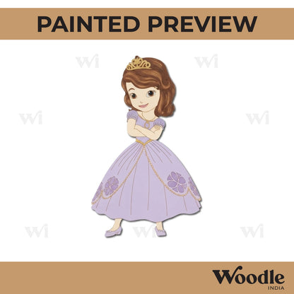 Disney Princess Sofia Pre Marked MDF Design 1