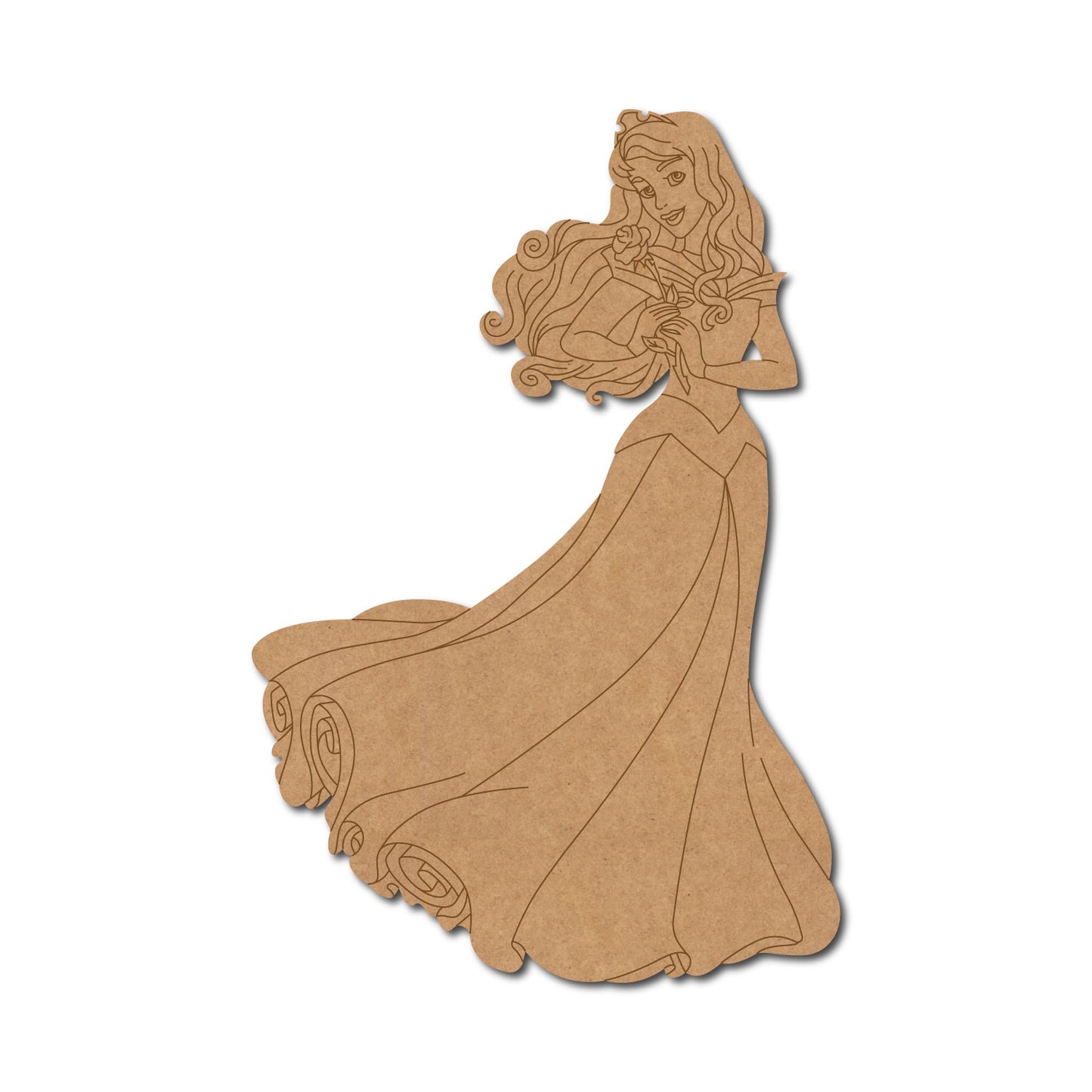 Disney Sleeping Beauty Princess Aurora Pre Marked MDF Design 2