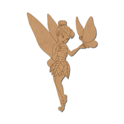 Disney Tinker Bell Fairy Pre Marked MDF Design 1