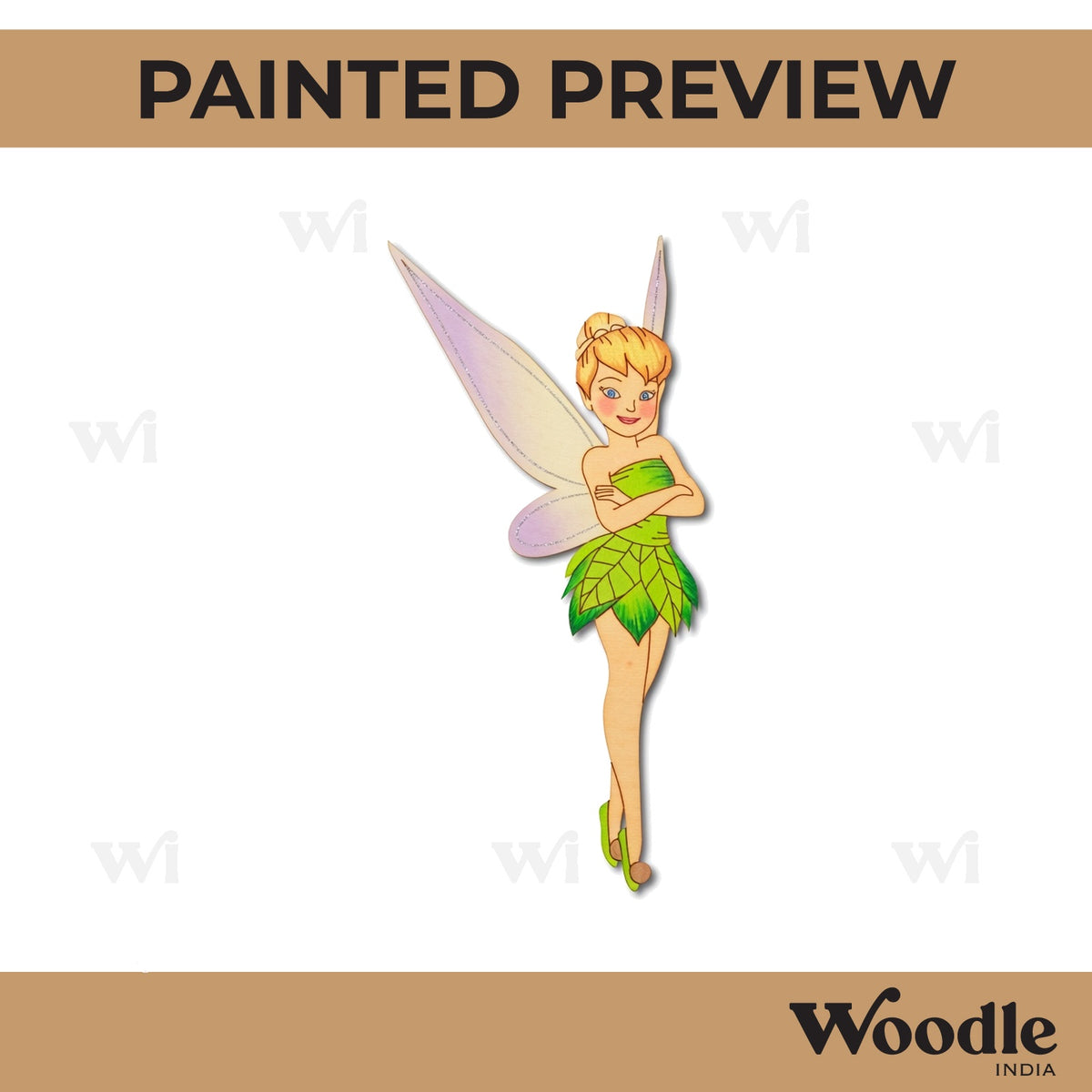 Disney Tinker Bell Fairy Pre Marked MDF Design 2