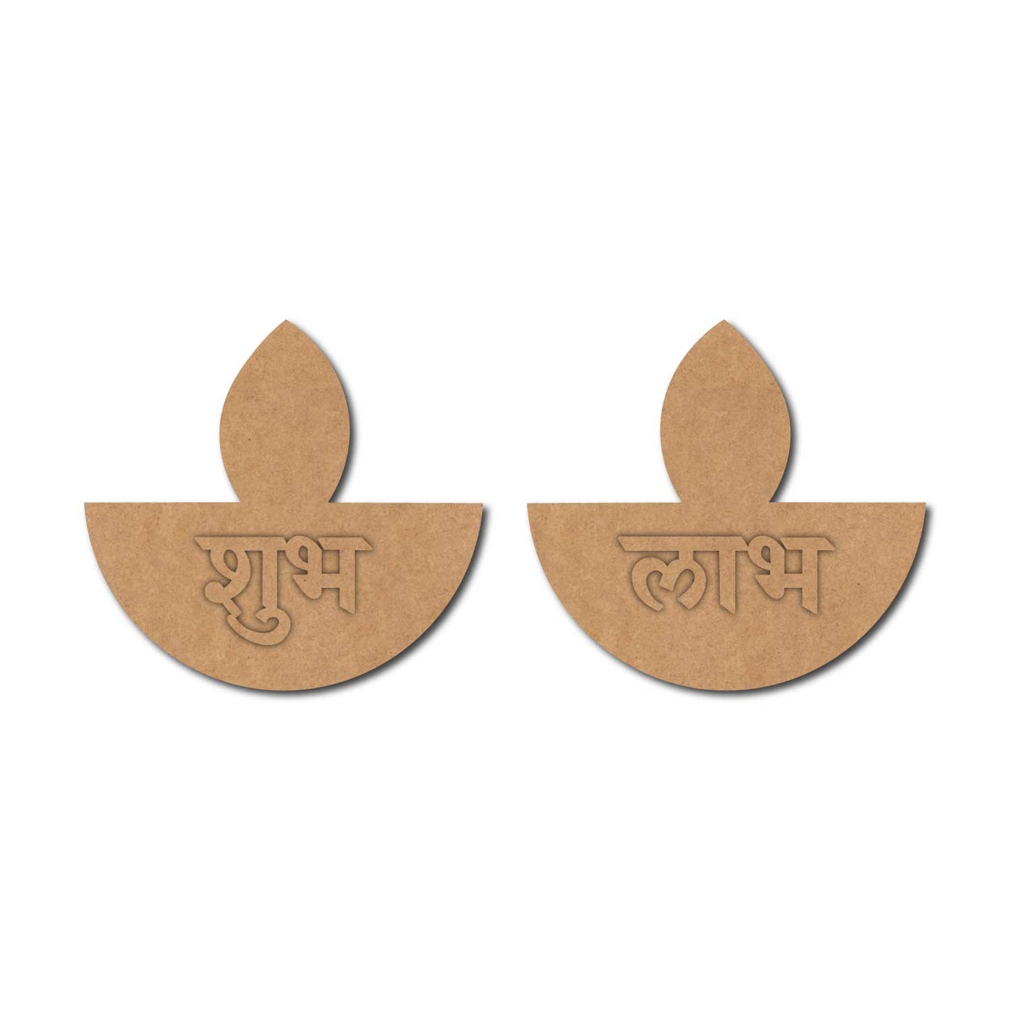 Diya Shubh Labh Base MDF Design 1