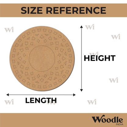 Diya Tealight Holder MDF Design 100