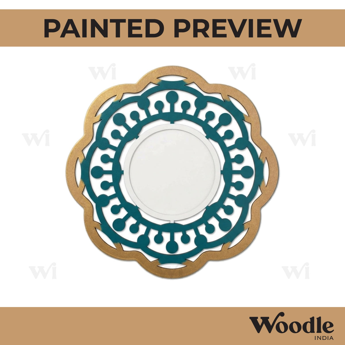 Diya Tealight Holder MDF Design 104