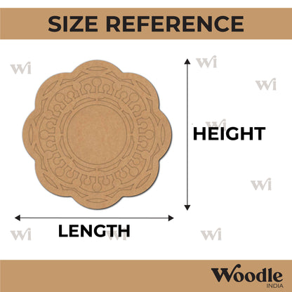 Diya Tealight Holder MDF Design 104
