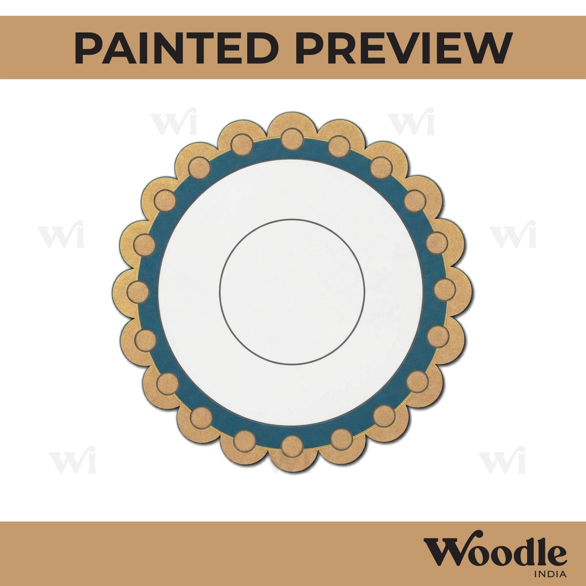 Diya Tealight Holder MDF Design 106