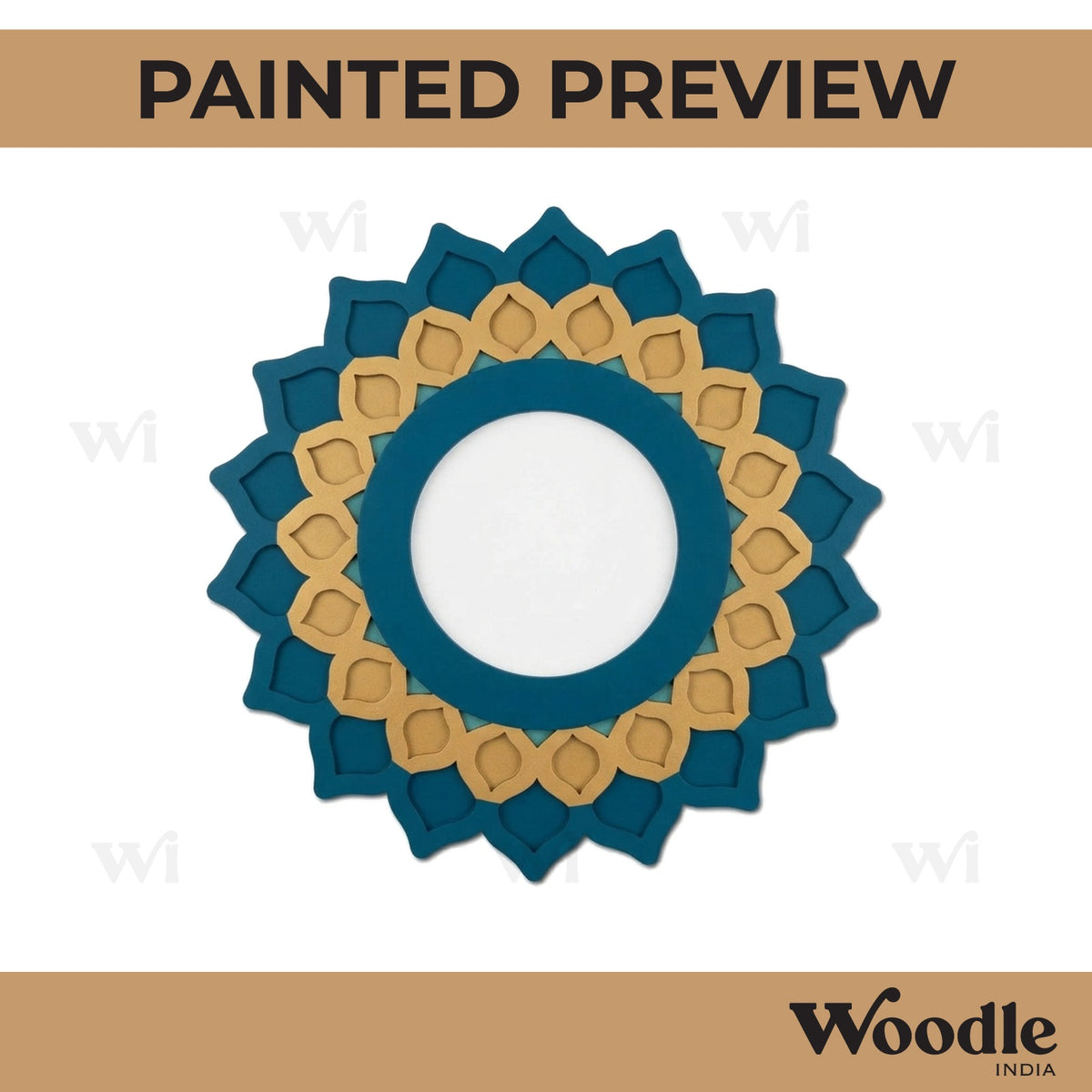 Diya Tealight Holder MDF Design 107
