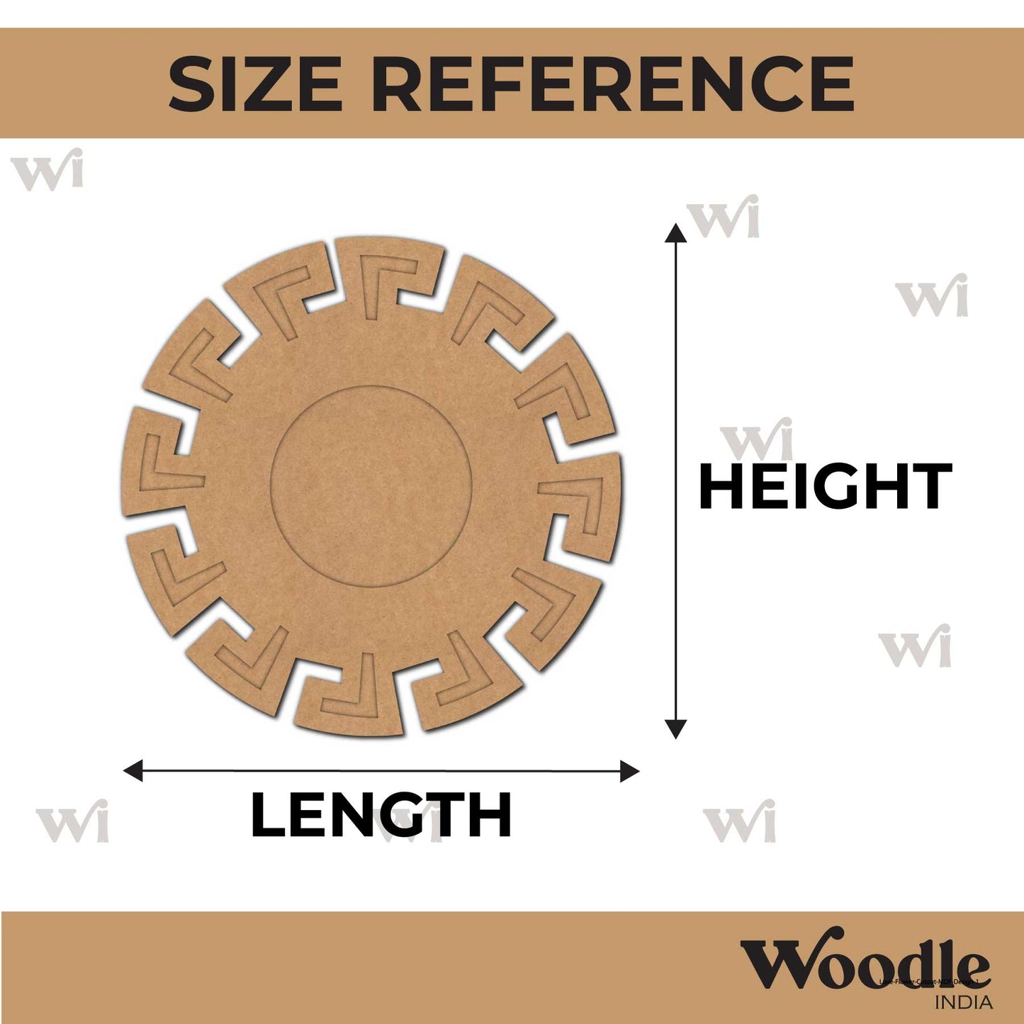 Diya Tealight Holder MDF Design 110