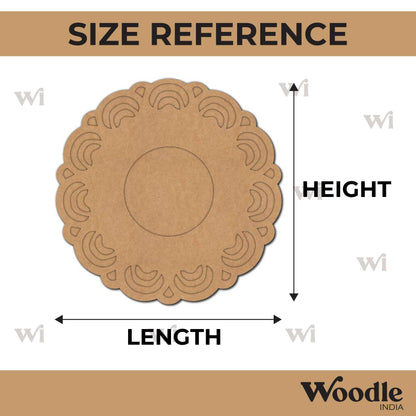 Diya Tealight Holder MDF Design 111