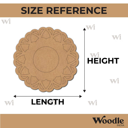 Diya Tealight Holder MDF Design 112