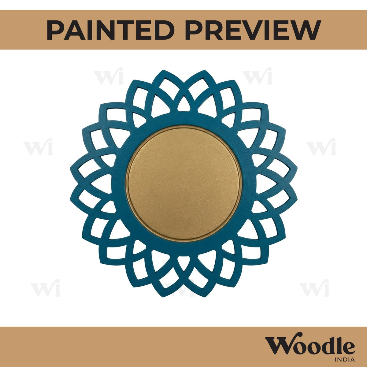 Diya Tealight Holder MDF Design 116