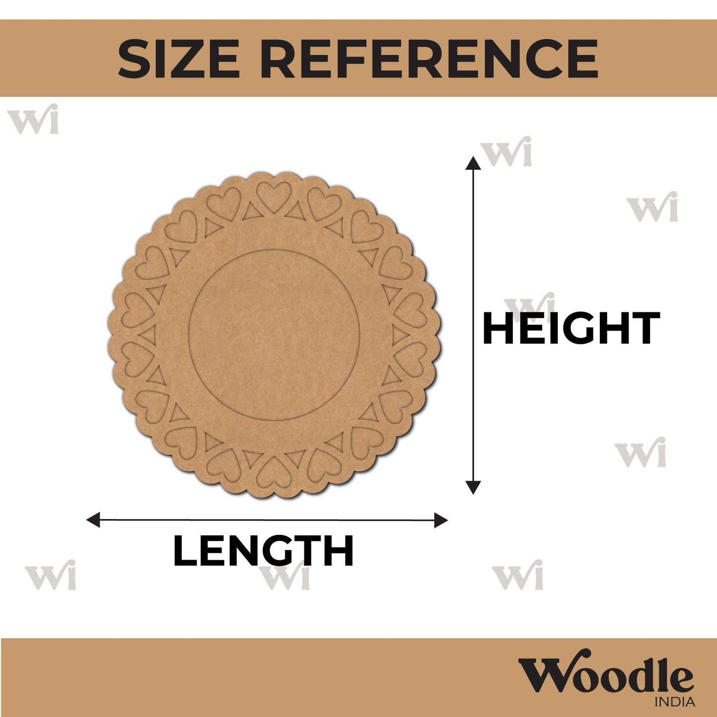 Diya Tealight Holder MDF Design 117