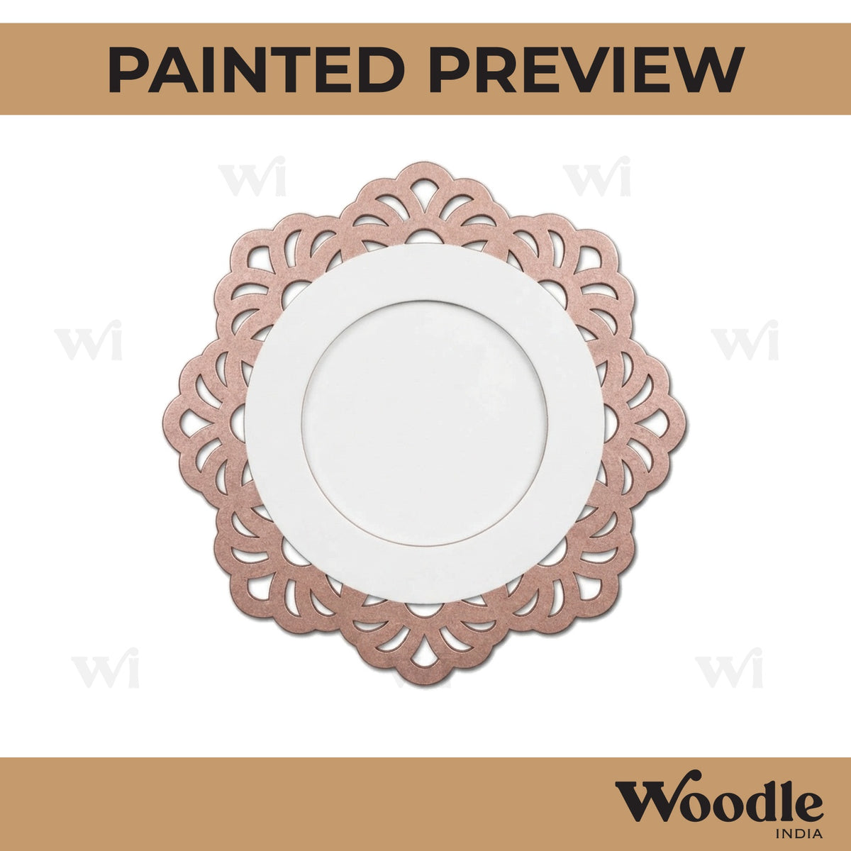 Diya Tealight Holder MDF Design 118