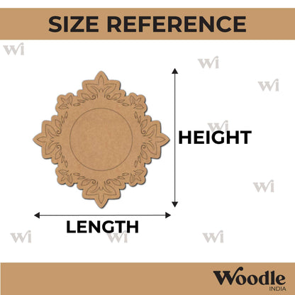 Diya Tealight Holder MDF Design 119