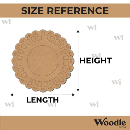 Diya Tealight Holder MDF Design 122