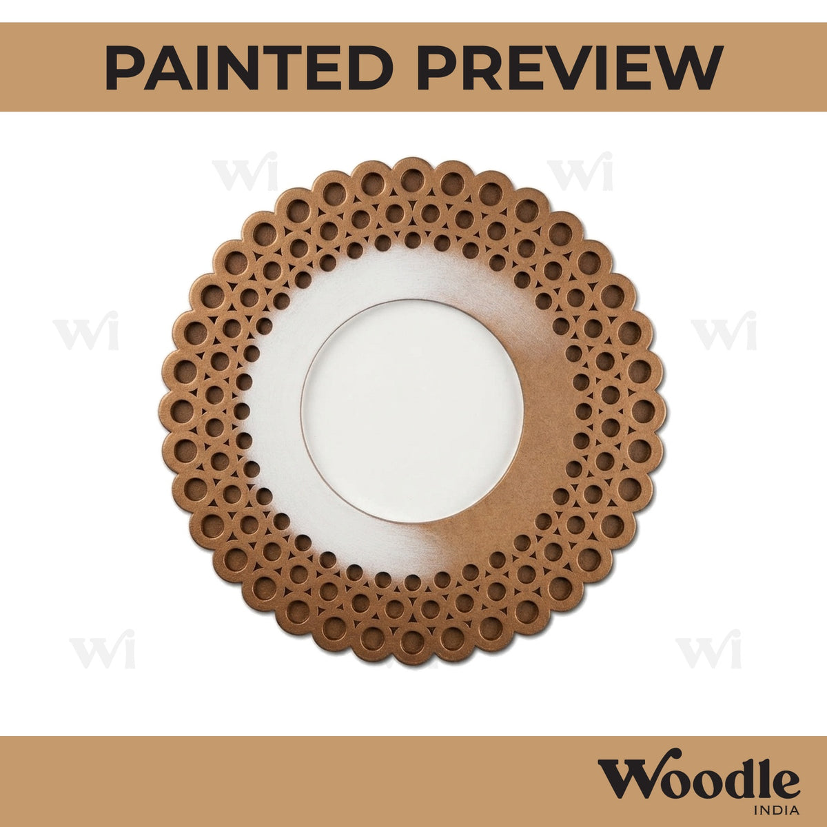 Diya Tealight Holder MDF Design 124